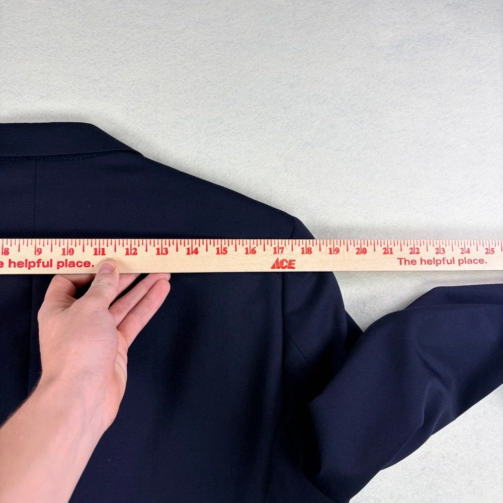 Brooks Brothers 1818 Fitzgerald Blazer 39R Navy Blue Wool 2-Button Sport Coat